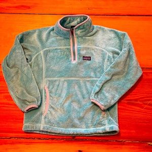 Girls size 5-6 1/4 zip fleece